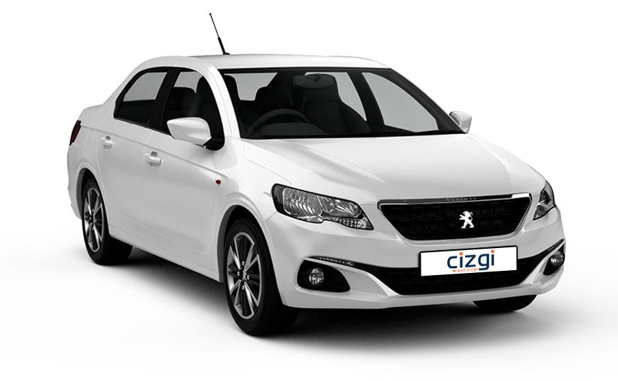 Diesel Peugeot 301 Manual Gear Car Rental Cizgi Rent a Car